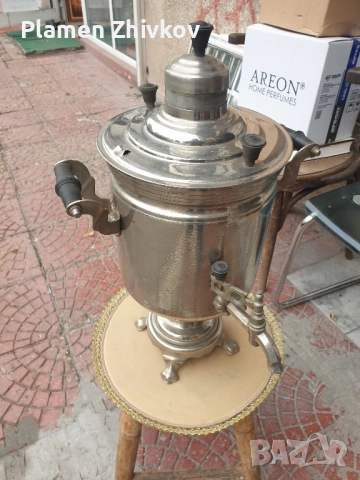 самовар на дърва , снимка 2 - Антикварни и старинни предмети - 52140358