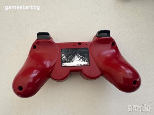 Оригинален безжичен контролер за PS3 Dualshock 3 - Red, снимка 2 - Аксесоари - 52615463