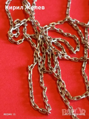 Елегантно сребърно синджирче нежно финно много красиво 52429, снимка 6 - Колиета, медальони, синджири - 52845646