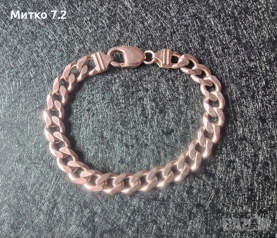 сребърна гривна - 9, снимка 2 - Гривни - 54304066