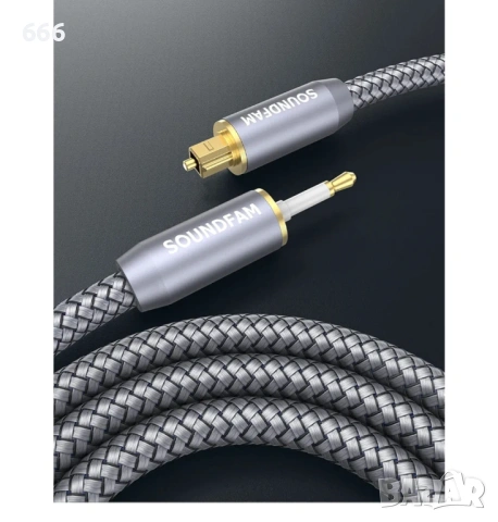 Кабел 2-метра Оптичният към 3,5 мм, снимка 7 - Друга електроника - 53884099