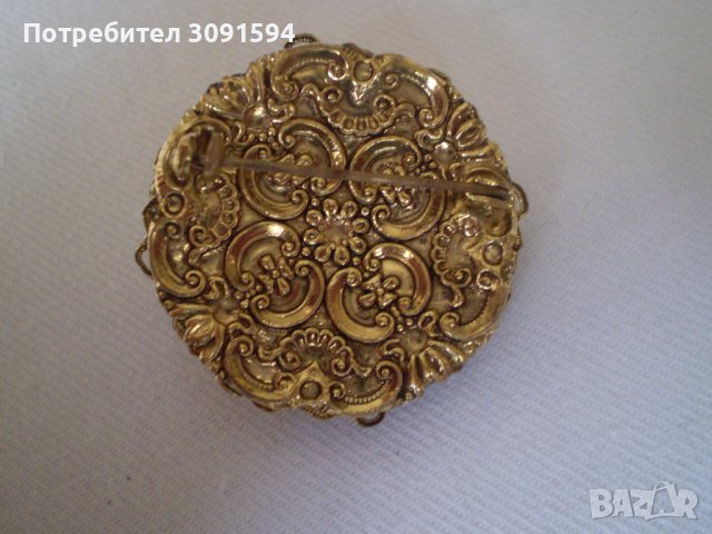   старина СТИЛНА Дамска брошка, снимка 4 - Антикварни и старинни предмети - 38209113
