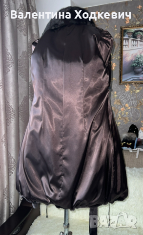 Голяма отстъпка Шикозно палто от бобър с норка , снимка 8 - Палта, манта - 44596428