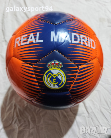 Футболна Топка Реал Мадрид Цвят: Ориндж Синьо Код 21 