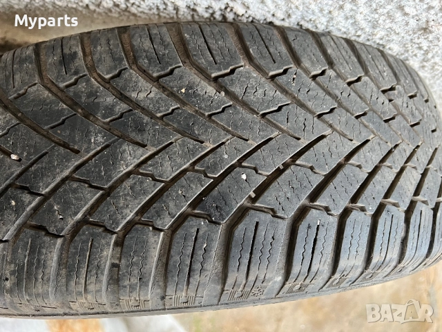 Зимни гуми Continental 2 броя 185/60R15, снимка 6 - Гуми и джанти - 52437041