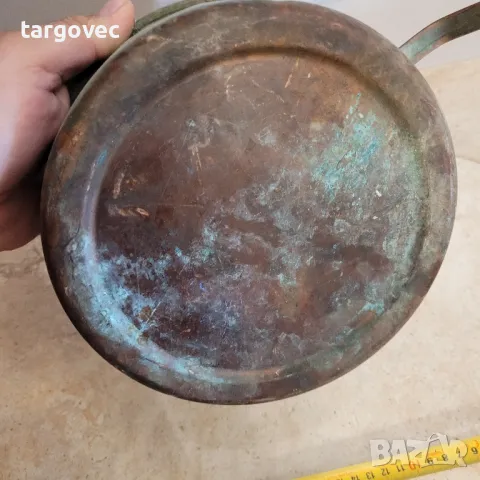 много голяма медна газена лампа, снимка 3 - Антикварни и старинни предмети - 50062428