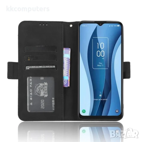 TCL 40 NxtPaper 5G Magnetic Wallet Калъф и Протектор, снимка 2 - Калъфи, кейсове - 51405938