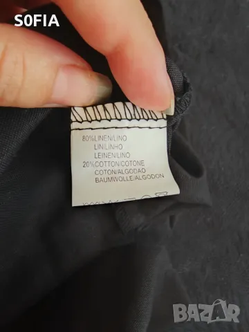 Ленена рокля L размер, снимка 2 - Рокли - 47397640