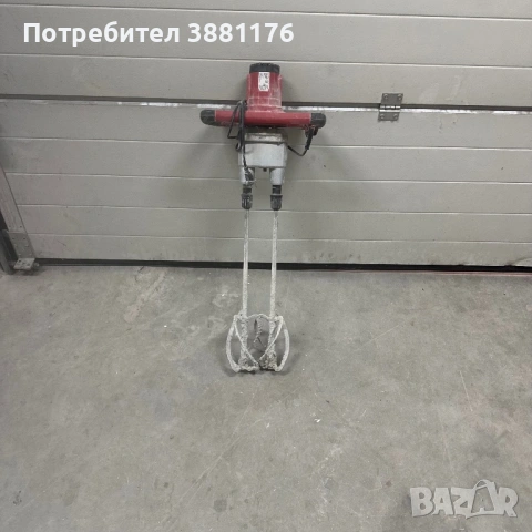Миксер за строителни разтвори с две бъркалки RDP-HM09, снимка 2 - Други ремонти - 53936850