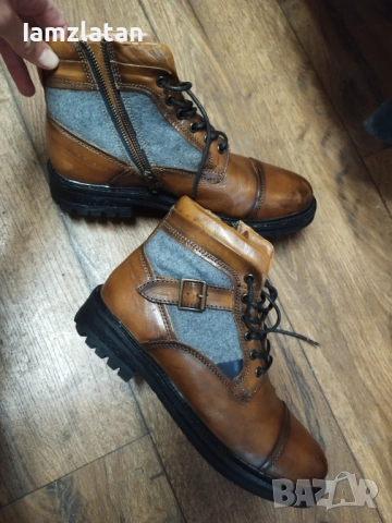 Мъжки зимни боти Pat Calvin, снимка 4 - Мъжки боти - 52810328