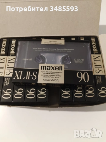 MAXELL XLII-S 90 10 PACK, снимка 2 - Аудио касети - 53295711