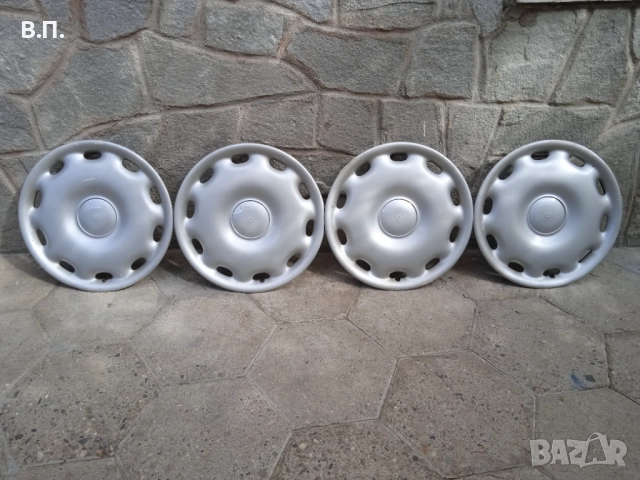 Audi/Ауди Комплект Тасове 15ц. 4бр. Оригинални!, снимка 5 - Аксесоари и консумативи - 52067769