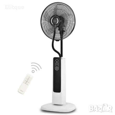 Вентилатор с водна мъгла 16'' , 75W, LED, дист. упр-е, снимка 4 - Друга електроника - 52853552
