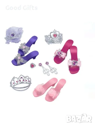 Голям комплект Обувки и аксесоари на Елза Замръзналото кралство , снимка 2 - Други - 48174678