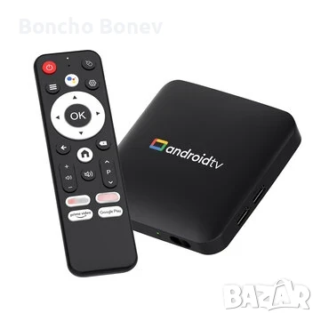 MECOOL 4/64 Gb, Amlogic S905Y4, Android TV 14, Dual WIFI, Bluetooth Google Certified., снимка 3 - Приемници и антени - 51408927