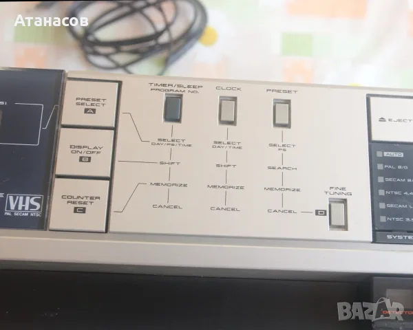 Akai VS-2EG Vintage 80's Top-Loading VHS VCR, снимка 9 - Плейъри, домашно кино, прожектори - 55881369