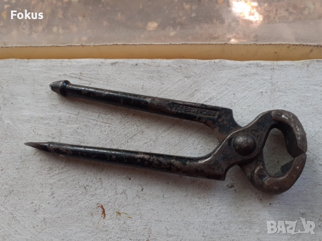 Стари клещи керпедени, снимка 4 - Антикварни и старинни предмети - 53363871