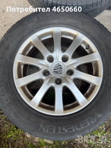 17 цолови алуминиеви джанти за Порше Каен, снимка 2 - Гуми и джанти - 52463385