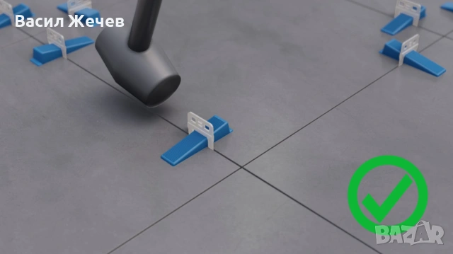 Дистанционер / клипс за система за нивелиране на плочки (1.00, 1.50, 2.00 мм) - 200 бр., снимка 10 - Други инструменти - 54020692