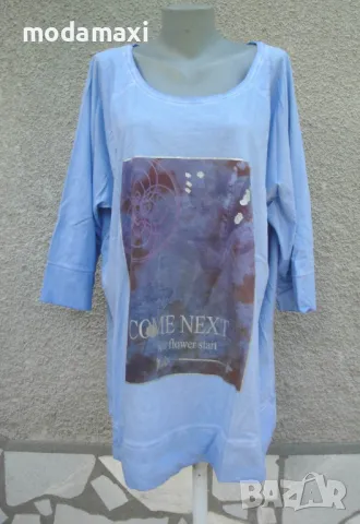 4XL Нова памучна блуза Sheego , снимка 1