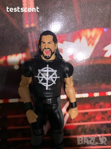 Екшън фигура WWE Seth Rollins Сет Ролинс The Visionary Mattel Basic играчка , снимка 3 - Фигурки - 49171591