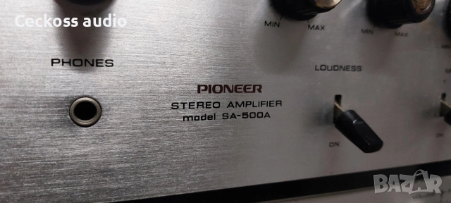 Стерео усилвател PIONEER SA-500A, снимка 4 - Ресийвъри, усилватели, смесителни пултове - 51868297