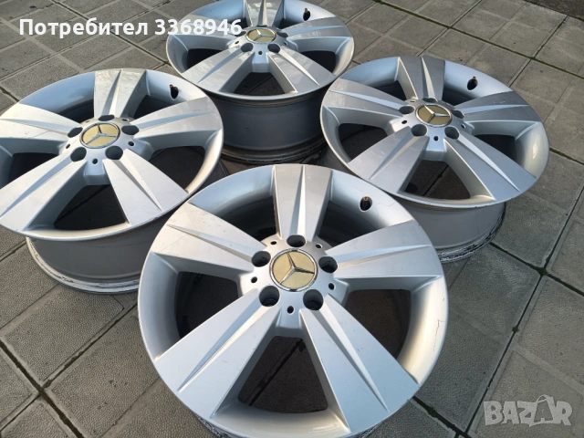 Оригинални Джанти Мерцедес ВИАНО Вито 17" 5х112 Mercedes Vito 5x112, снимка 7 - Гуми и джанти - 54047041
