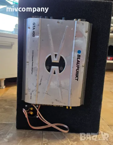 Усилвате с каса Blaupunkt GTA 450  640W, снимка 5 - Ресийвъри, усилватели, смесителни пултове - 56183590