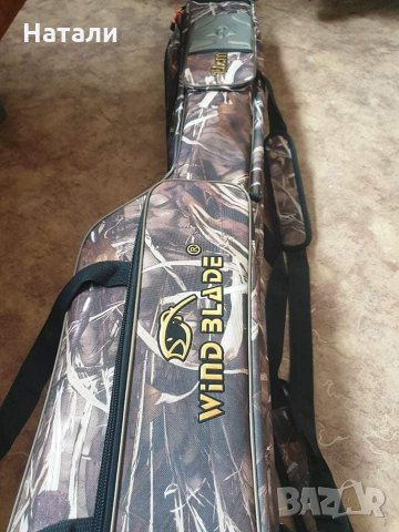 Троен Калъф за Въдици и Макари Wind Blade 135см/150см, снимка 4 - Такъми - 29395109