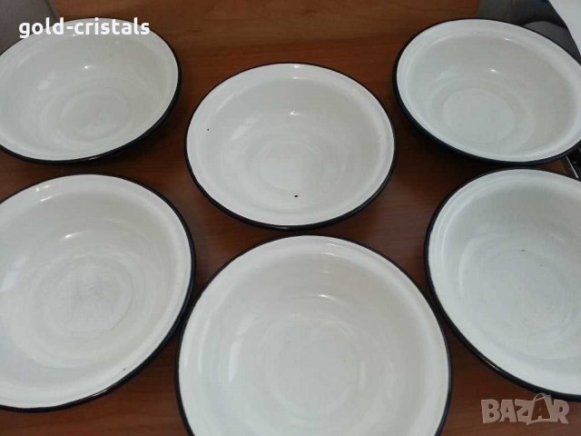 Ретро  емайлирана  купа , снимка 7 - Антикварни и старинни предмети - 30385320