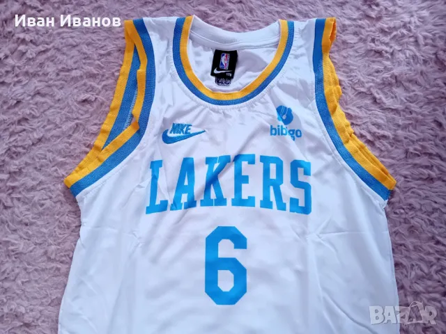 Чисто нов оригинален екип на Los Angelis Lakers - LeBron James, снимка 4 - Баскетбол - 50418619