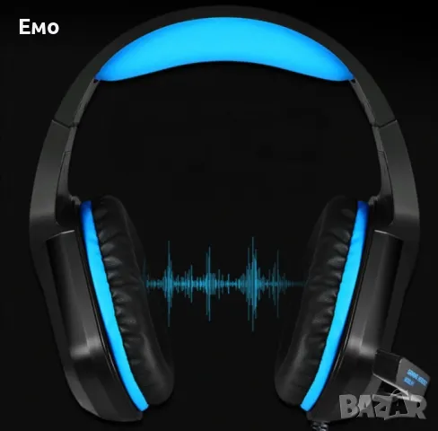 Gaming: Големи слушалки с микрофон , снимка 7 - Слушалки и портативни колонки - 47833553