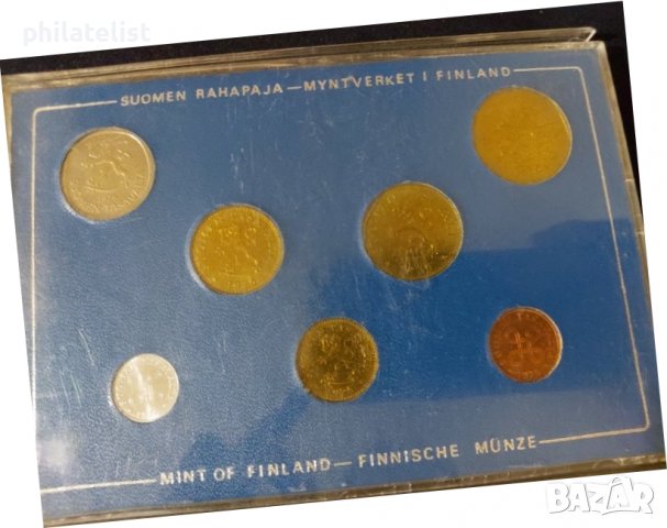 Финландия 1975 - Комплектен сет от 7 монети, снимка 2 - Нумизматика и бонистика - 37792264