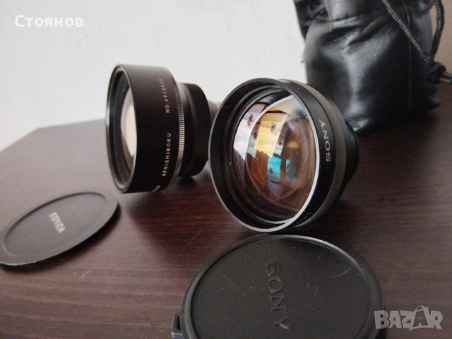 Обективи, телеконвектори SONY, Konica, BEROFLEX, Albinar, снимка 15 - Обективи и филтри - 46675238