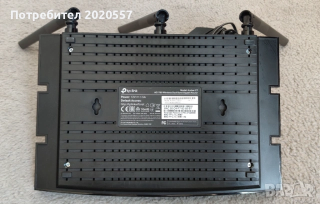 Безжичен Рутер TP-Link Archer C7, AC1750, снимка 5 - Рутери - 54234981