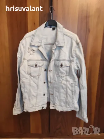 Дънково яке светъл деним, снимка 1