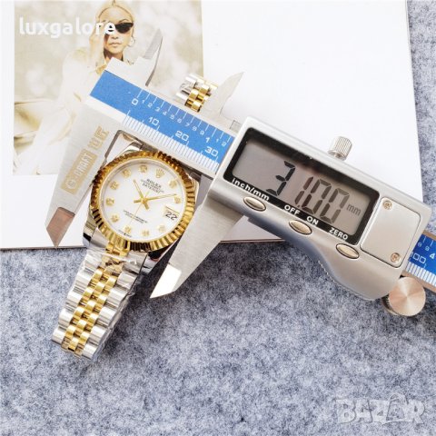 Дамски часовник Rolex Lady-Datejust Gold/White с автоматичен механизъм, снимка 7 - Дамски - 42744525