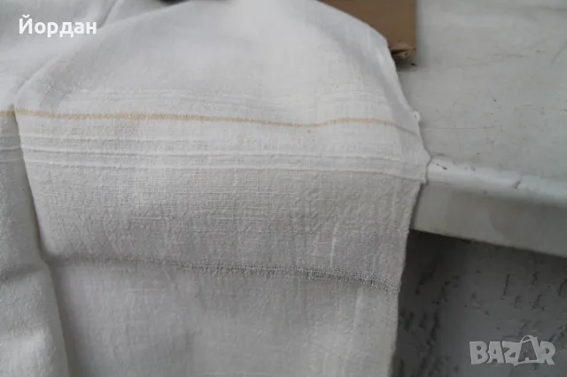 Ръчно тъкан ленен плат за кърпи, снимка 6 - Антикварни и старинни предмети - 47312788