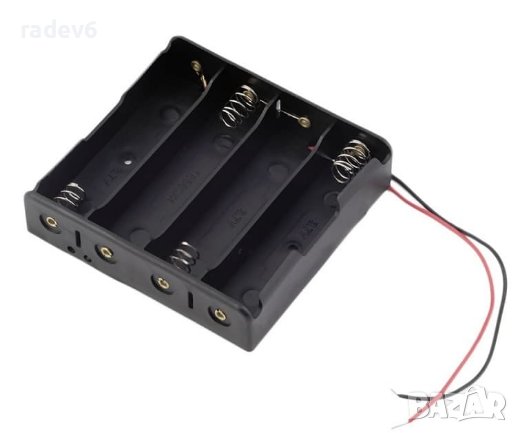Гнездо за батерии 18650 модел 4x18650