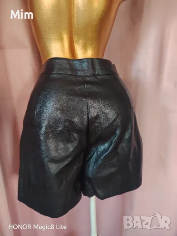 M /L Черен кожен елек / корсет / и къси кожени панталони , снимка 13 - Корсети, бюстиета, топове - 56165319