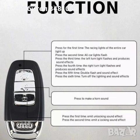 Метална кола 1:18 Audi RS7 с дистанционно за светлини и звукови ефекти, снимка 6 - Коли, камиони, мотори, писти - 53909639