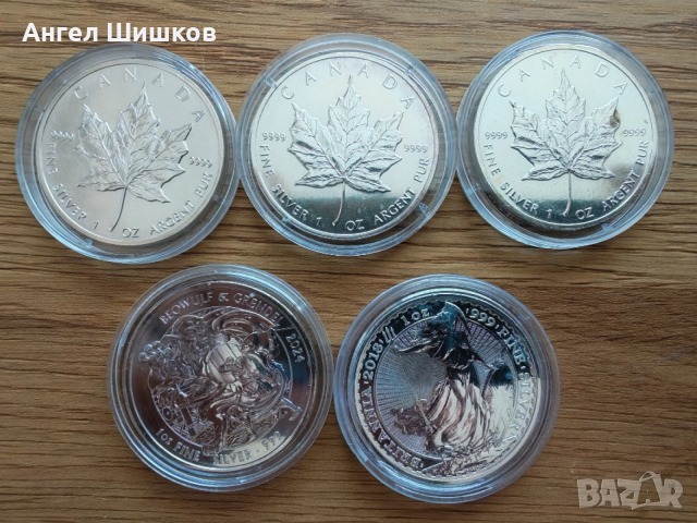 Сребърна инвестиционна монета 1 oz silver