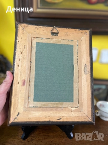Дървена рамка за спомени♥️ Има едно малко нараняване, което се вижда на повечето снимки и се намира , снимка 9 - Други - 54141946