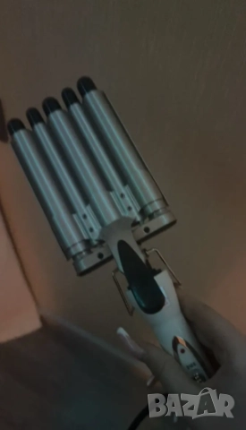 Тройна ретро преса за къдрене на коса  , снимка 15 - Преси за коса - 51773336