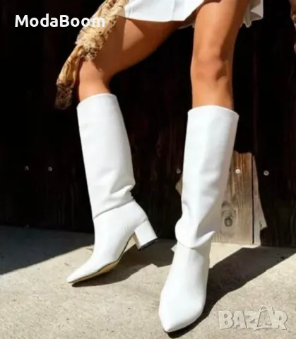 Ботуши на ток - Кожа