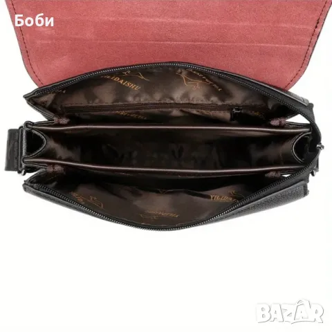 Нова мъжка чанта от естествената  кожа за през рамо , снимка 4 - Чанти - 47881644