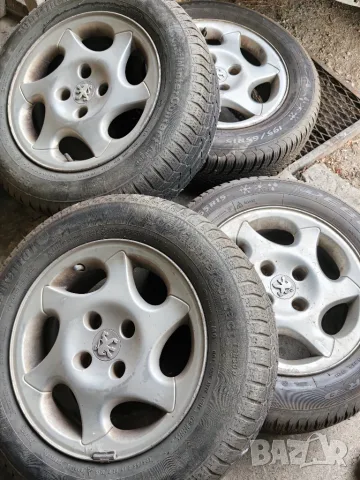 Оригинални джанти Peugeot 406 15” 4x108 ET18 + 2 бр. всесезонни Debica Navigator 3