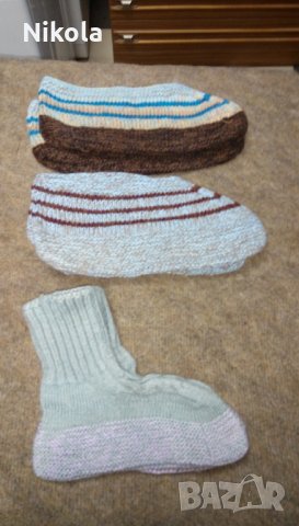Плетени Терлици и чорапи, снимка 1 - Мъжки чехли - 29394697