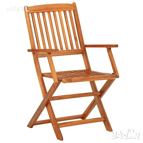 vidaXL Градински трапезен комплект, 9 части,(SKU: 3086974), снимка 3 - Градински мебели, декорация  - 56005375