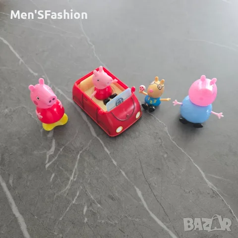 Peppa Pig - кола и фигури, снимка 3 - Фигурки - 56531563